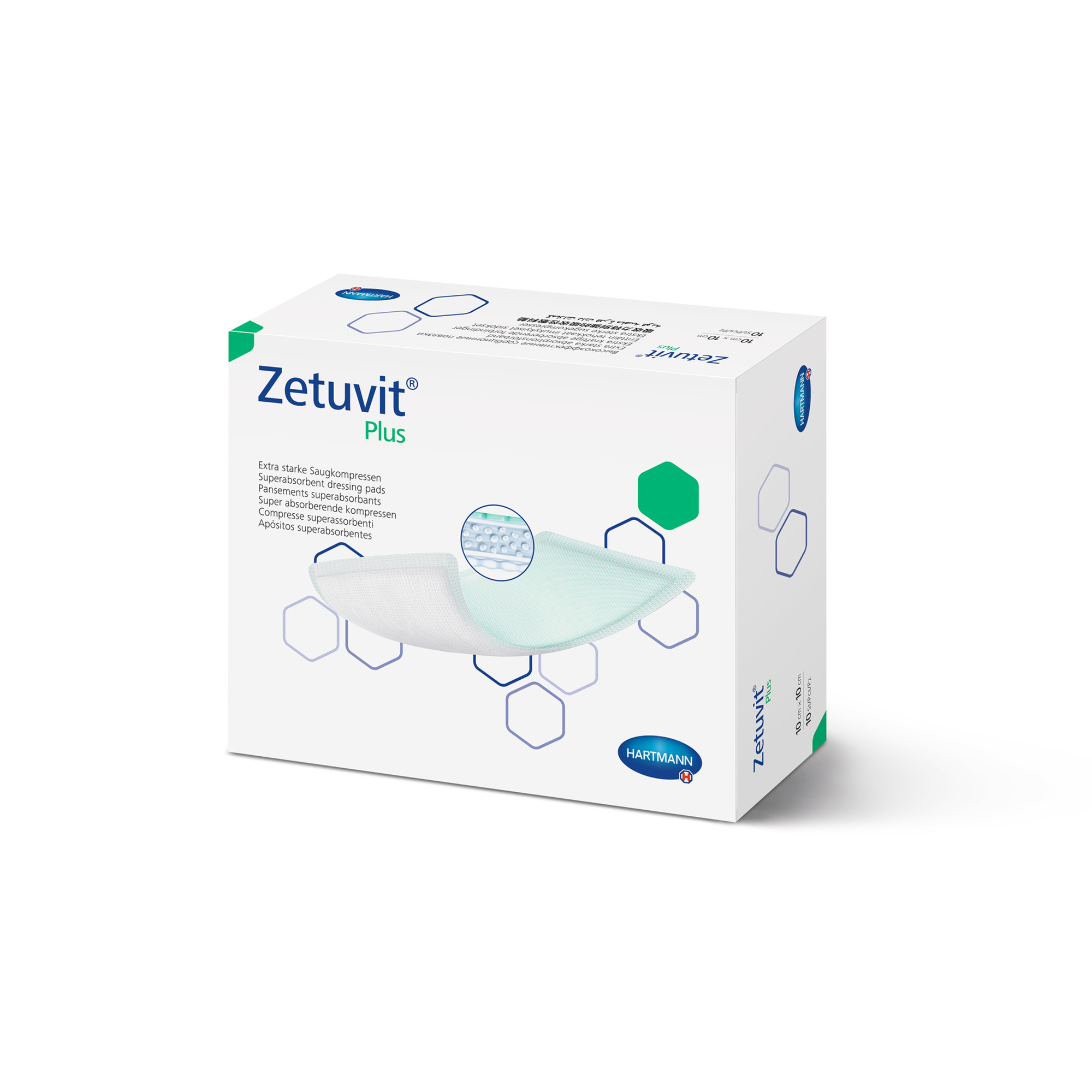Hartmann Zetuvit® Plus 15 x 20 cm sterile, individually