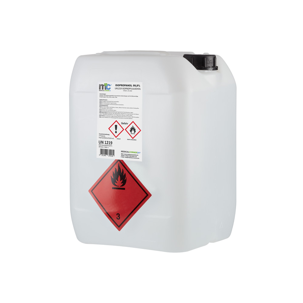 Isopropanol 99,9% isopropyl alcohol 20 litre canister