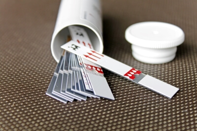 Medical test strips for a testing device Test strips