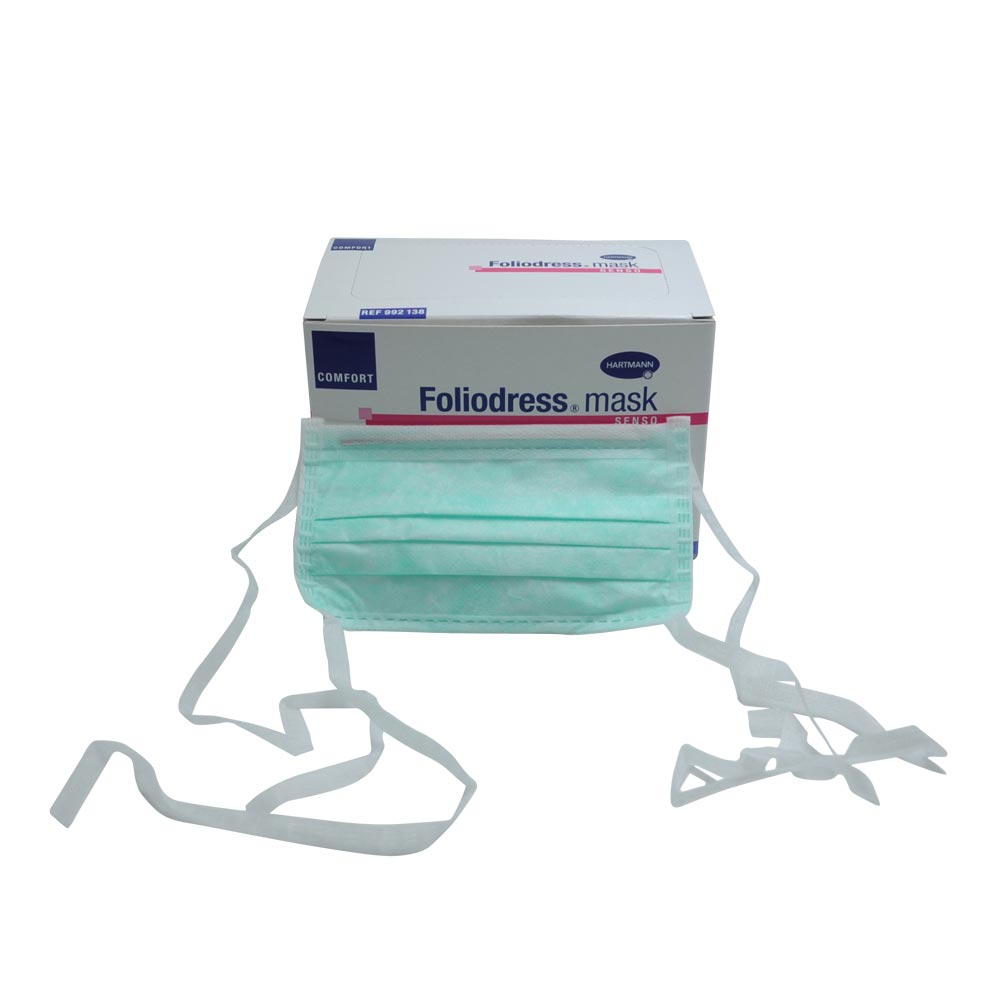 Pandemic protection set with masks for binding, hand disinfectant