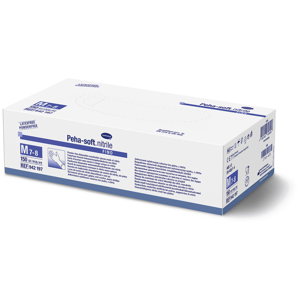 Peha-soft Nitrile Gloves by Hartmann, latex-free, 150 items