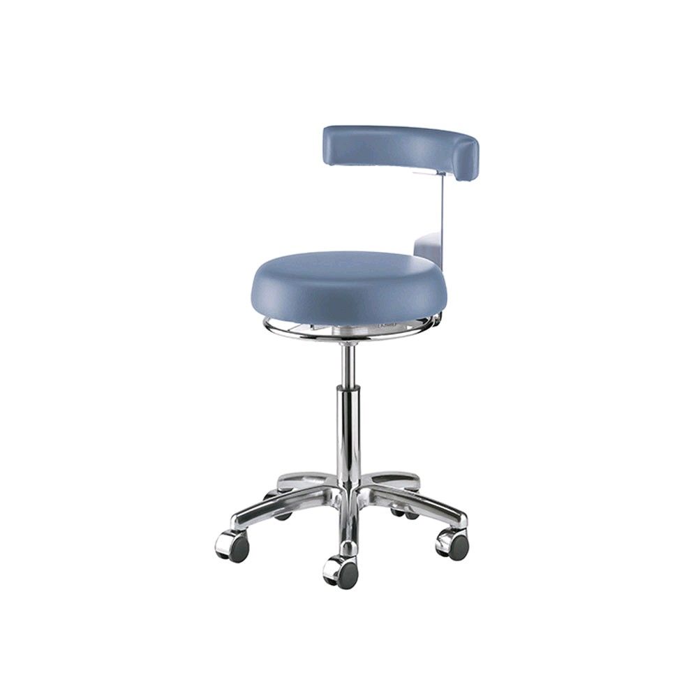 Euronda Onyx Doctor´s Chair, Aluminium Frame, E09, blue