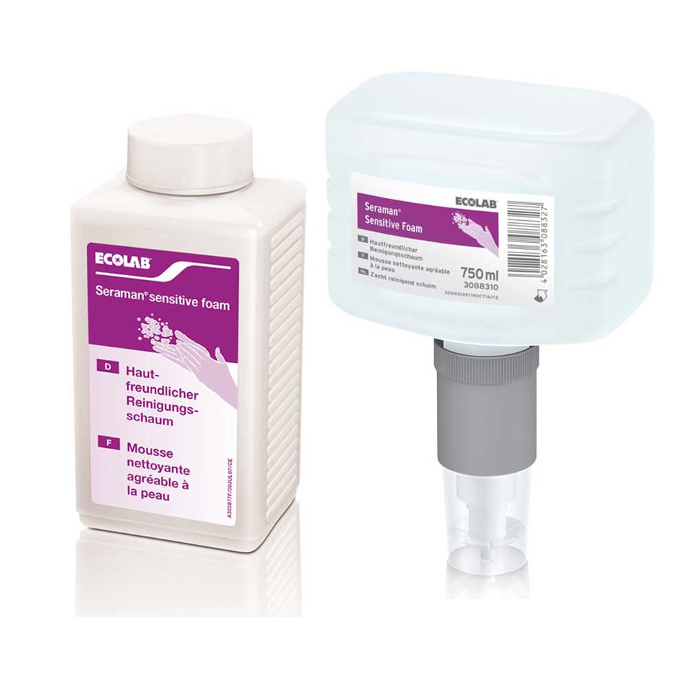 Ecolab Washing Lotion Seraman Sensitive Foam, fragrance-/dye-free