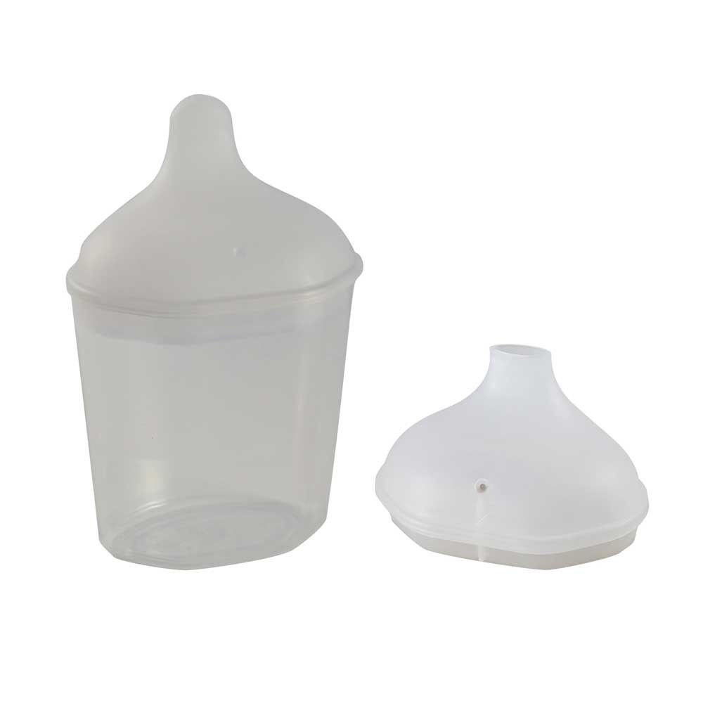 Behrend cup set 2 anatomical mouthpieces tea / porridge, transparent