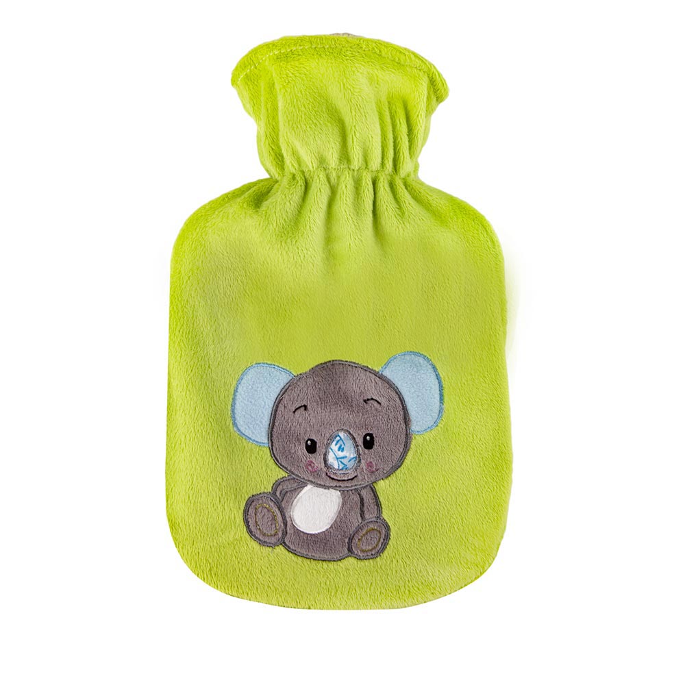 Hot water bottle "Koala Chloe", with velour cover
