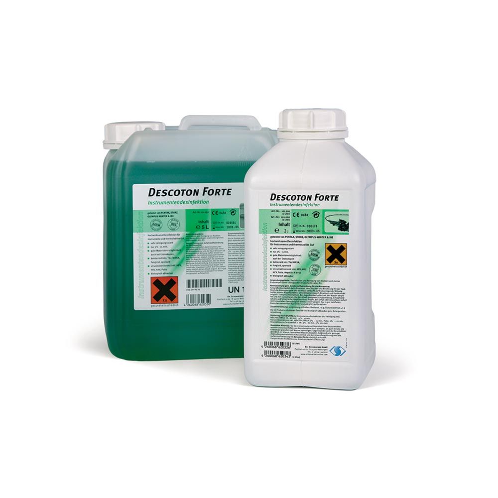 Descoton Forte Manual Instrument Disinfectant, Schumacher, 5 litres