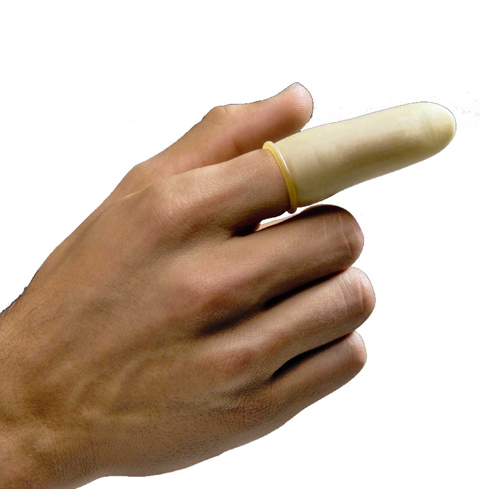 Holthaus Medical YPSIMED Fingerling, Rubber, 0,5mm, Size 3