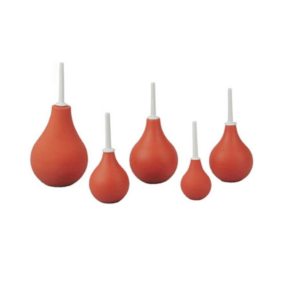 Behrend ball enema, soft PVC, red, enema tube, Gr. 2-11