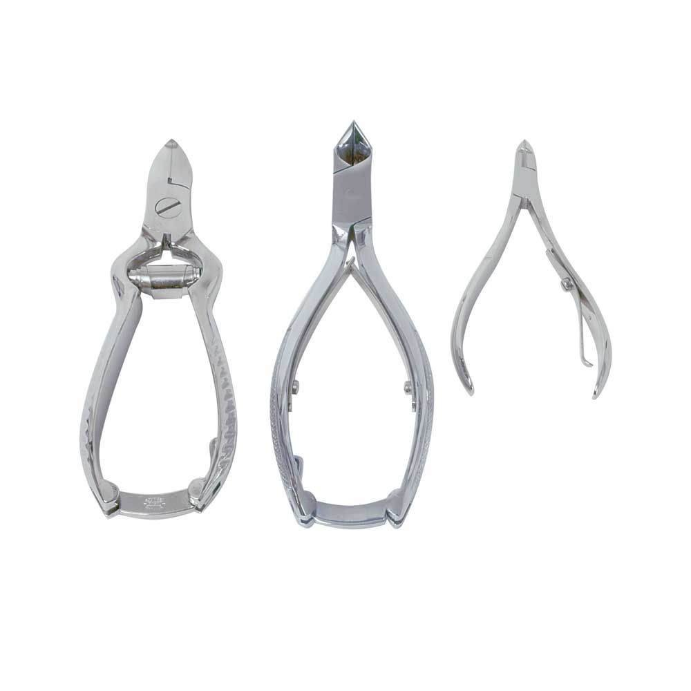 Behrend cuticle scissors, with wire spring, 10 cm