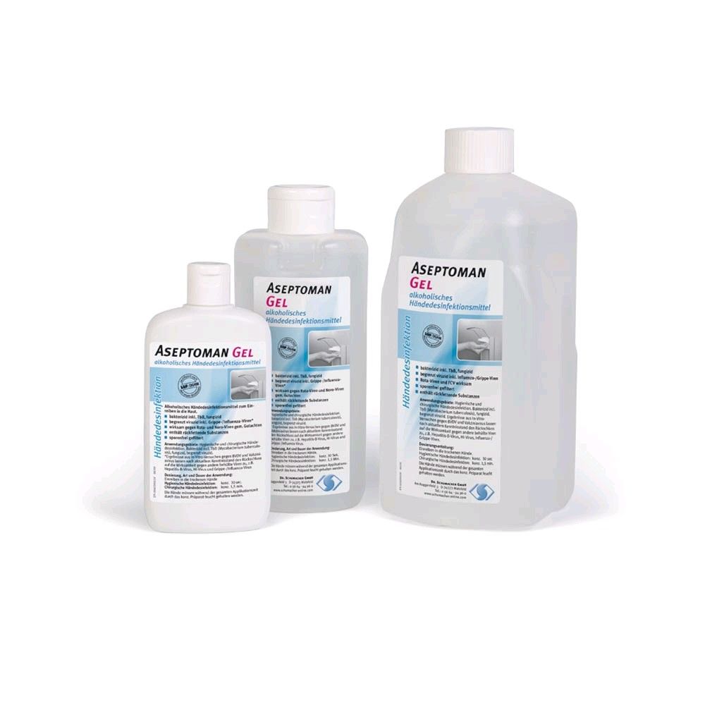 Dr Schumacher Aseptoman® Gel, hand disinfection, 150 ml smock bottle