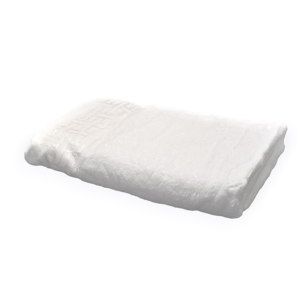 Towel, 100% cotton, white, 70x140cm, 1 piece, from MC24