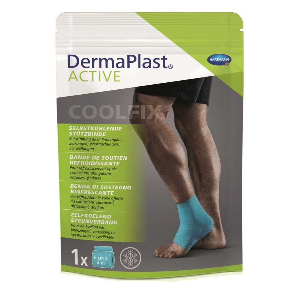 Hartmann DermaPlast CoolFix, 6 cm x 4 m, turquoise