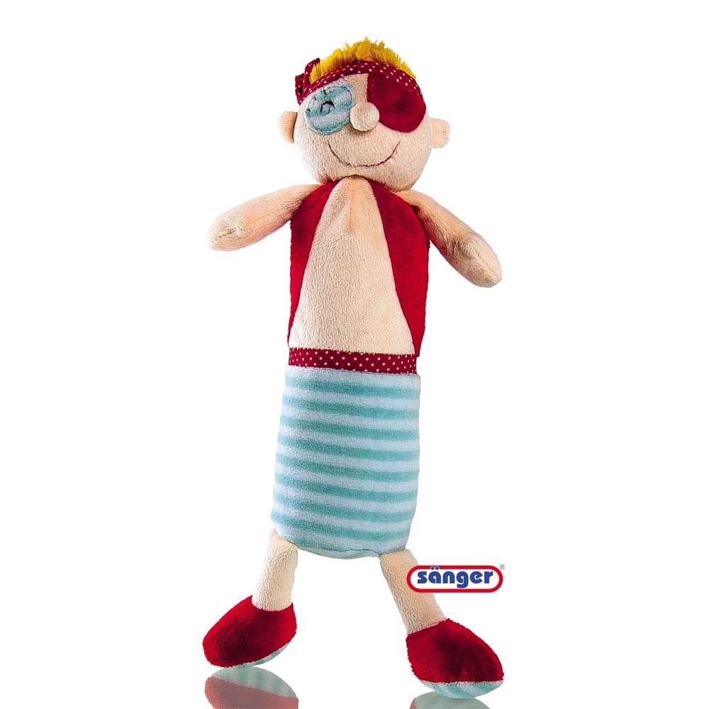 Plush / pirate cherrystone- spelled grain pillows of Sänger, washable