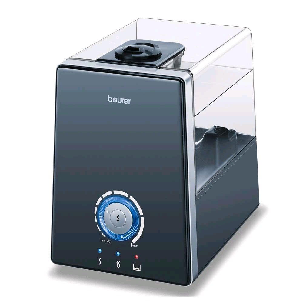 Beurer Humidifier LB88, ultrasonic, water evaporation, to 48sqm, black