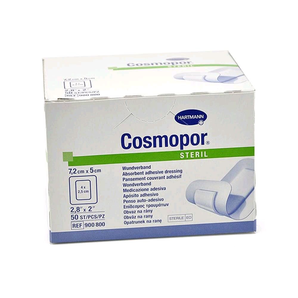 Cosmopor Steril Wound Dressing, Plaster, by Hartmann, 15 x 8 cm, 25 items