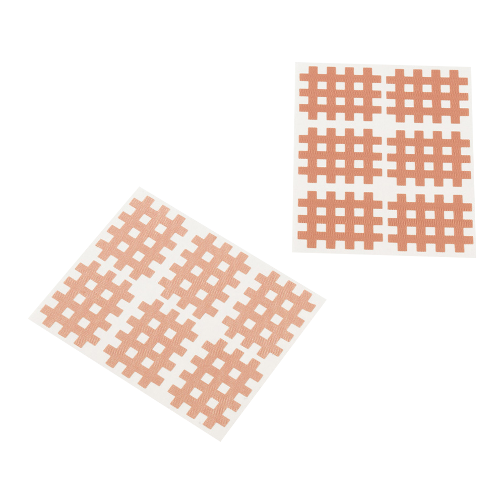 102 Cross patches incl. Tweezers, Grid Tape, diff. Sizes / colors