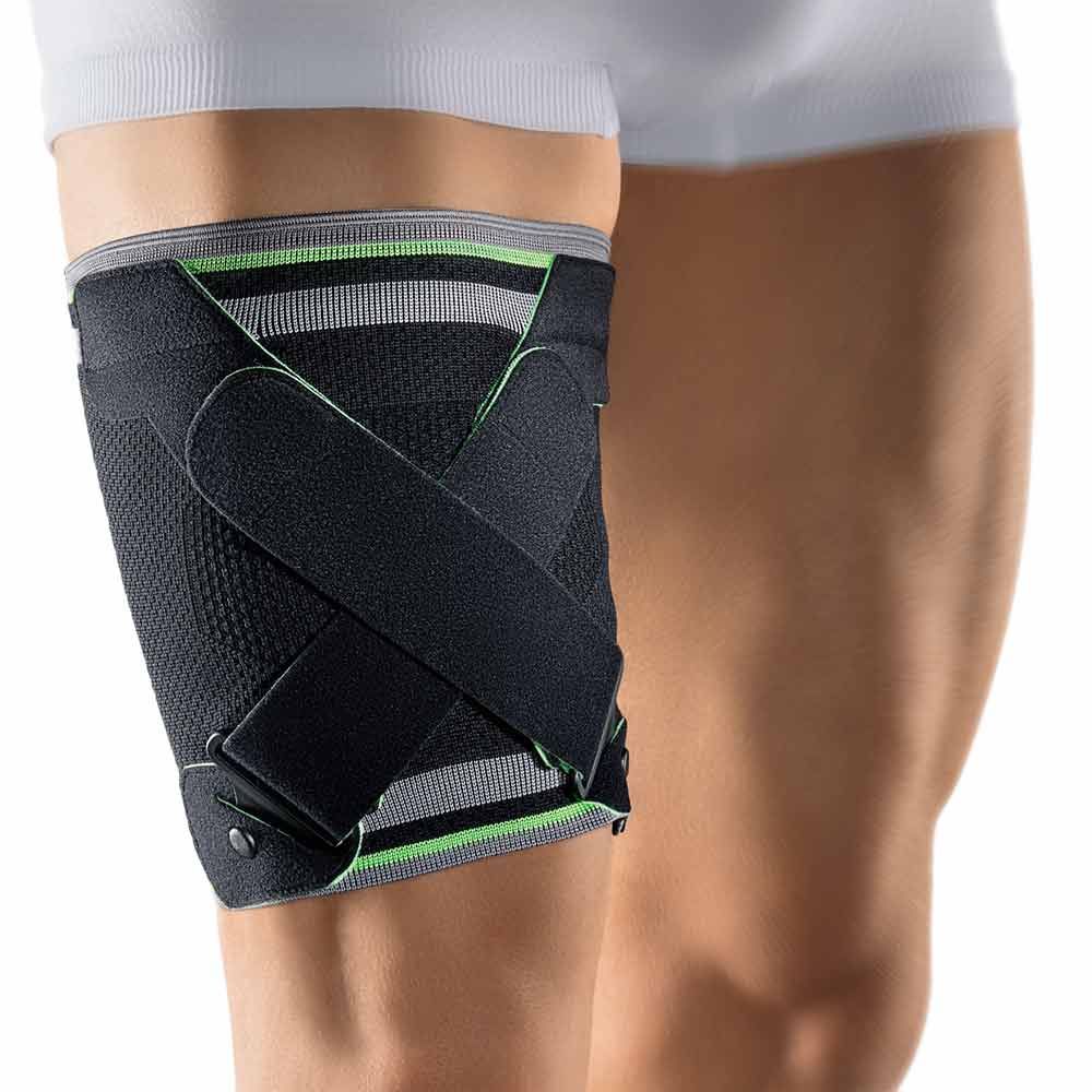 Bort MyoActive Sport Tigh Bandage, black/green, S