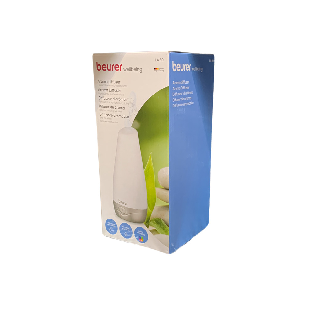 Beurer LA 30 Aroma Diffuser, Ultrasonic air improver, LED color light