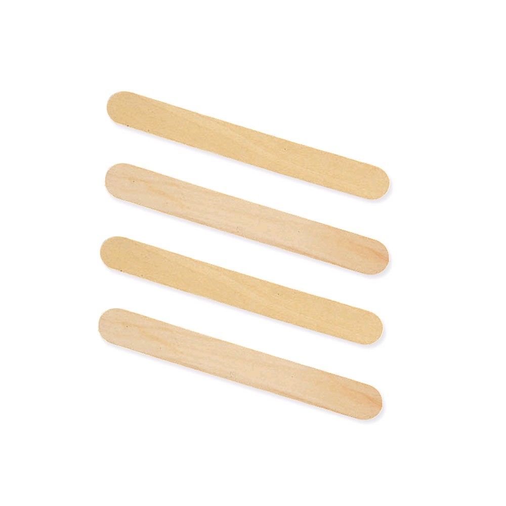 100x Ratiomed wooden tongue depressors MEDIWOOD, natural, non sterile