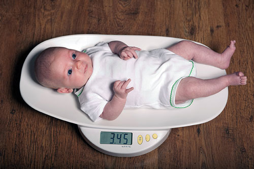 Weight control is important, especially for babies