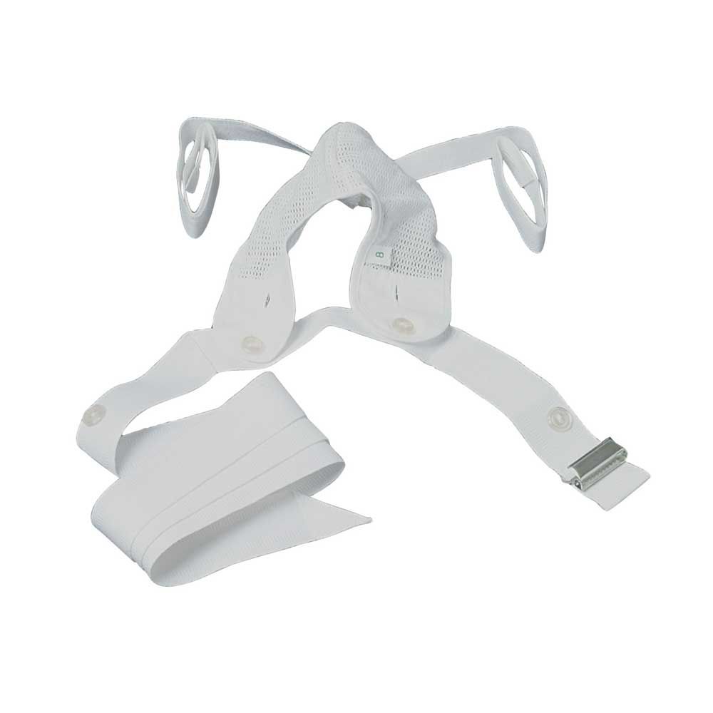 Behrend suspensor, detachable bag, white, washable, 1-12