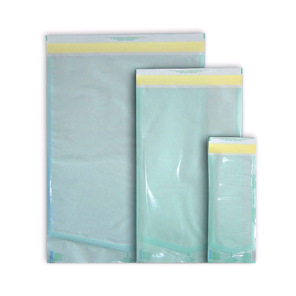 megro Steri-bags, self-adhesive, without fold, 130 x 356 mm, 200 bags