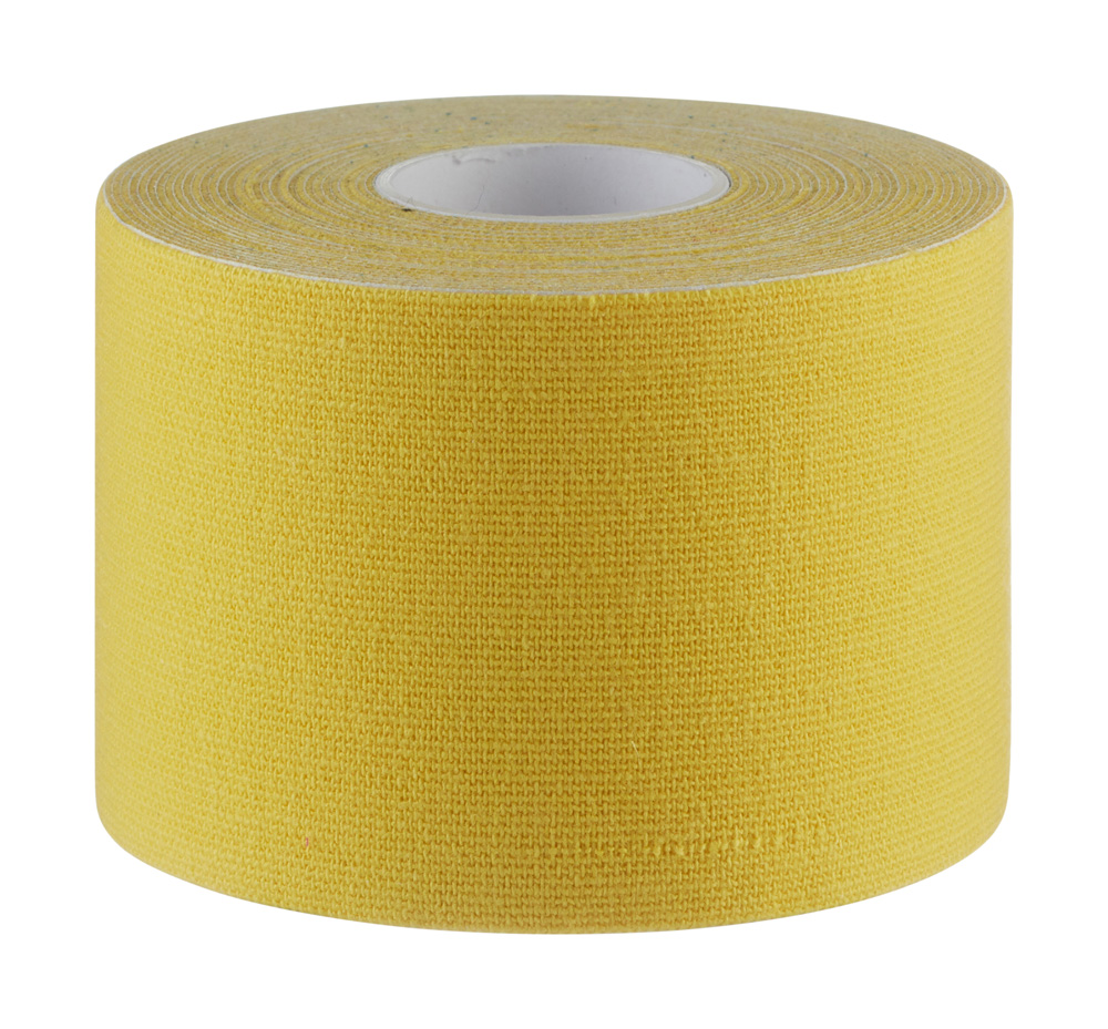 Power Kinesiology Tape, 5 cm x 5 m, 1 roll, yellow