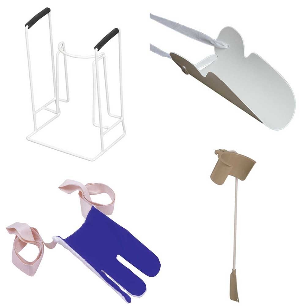 Behrend stocking pullers, dressing, diff. Versions