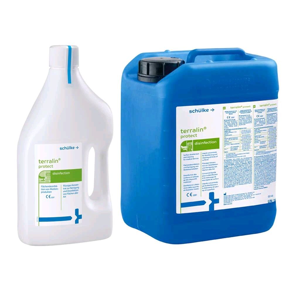 Schülke terralin® protect surface disinfectant, concentrate, sizes