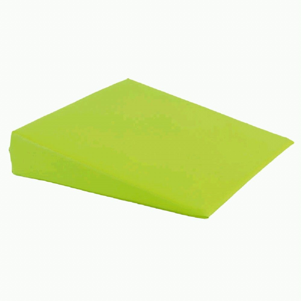 Pader Wedged Seat Cushion, Synthetic Leather Cover, square, linen