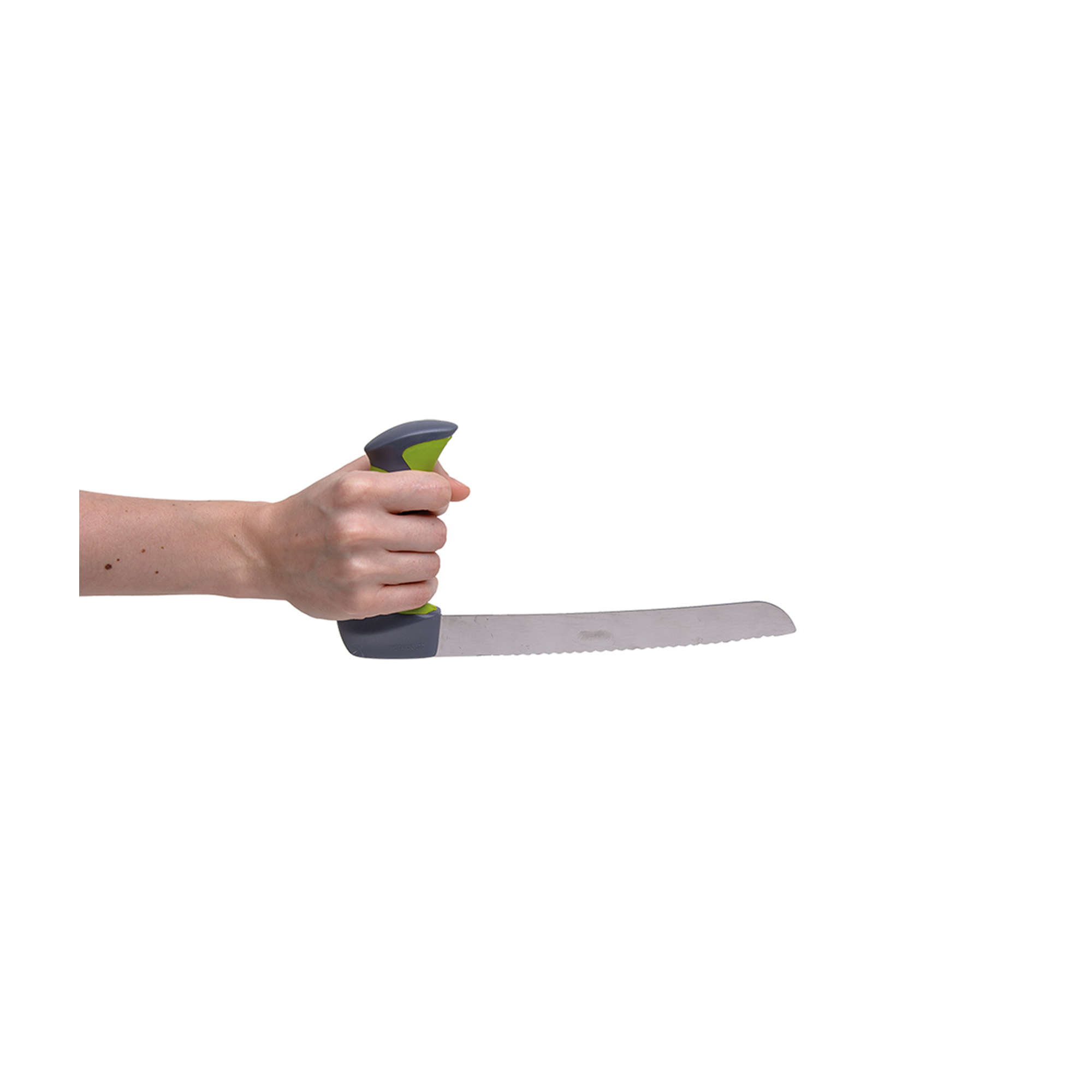 Sundo EASI-GRIP Bread Knife, gray-green