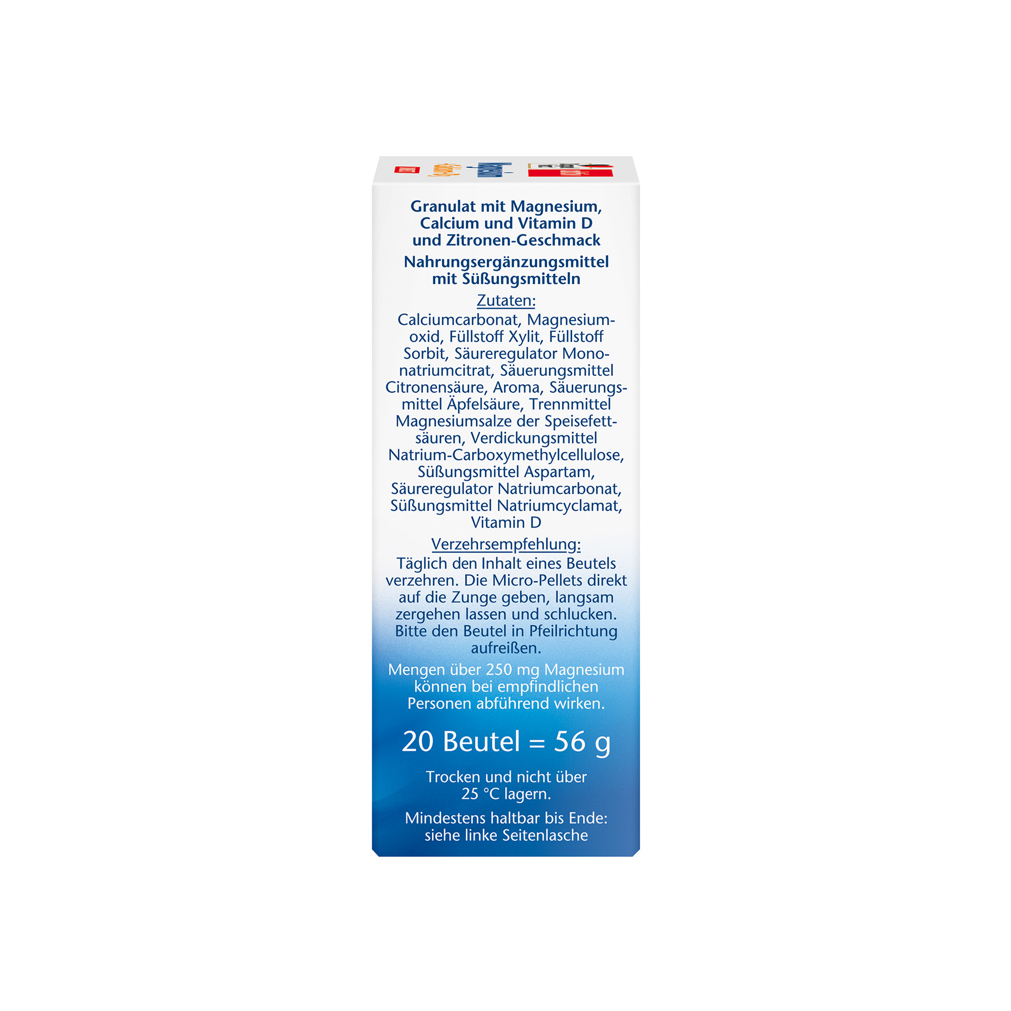 Doppelherz aktiv Magnesium + Calcium + Vitamin D3, 20 Portions