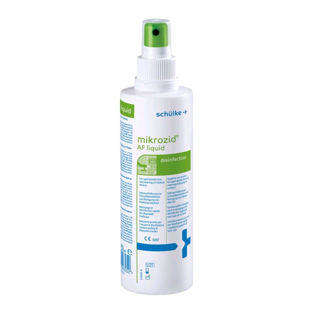 Schülke mikrozid® AF liquid, surface disinfectant, infections, 250 ml