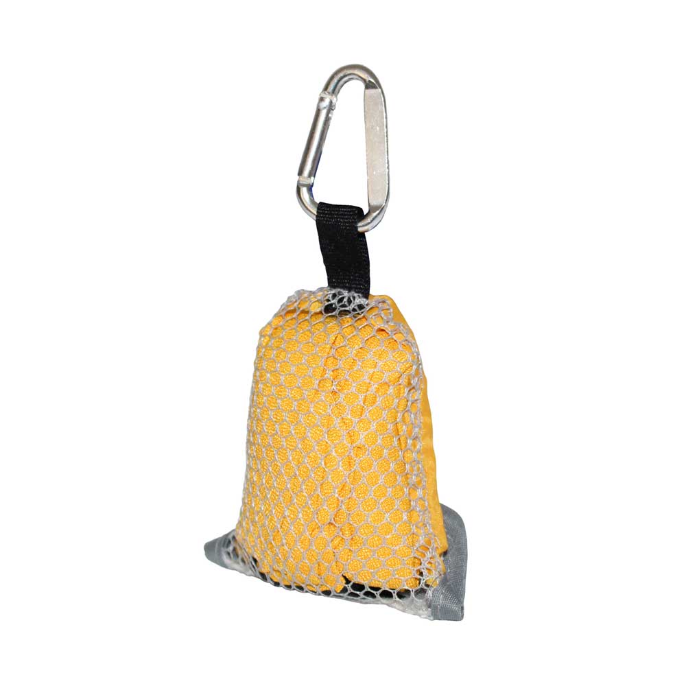 TEE-UU Clean Towel, Microfiber, Bag, Carabiner, 30x30cm