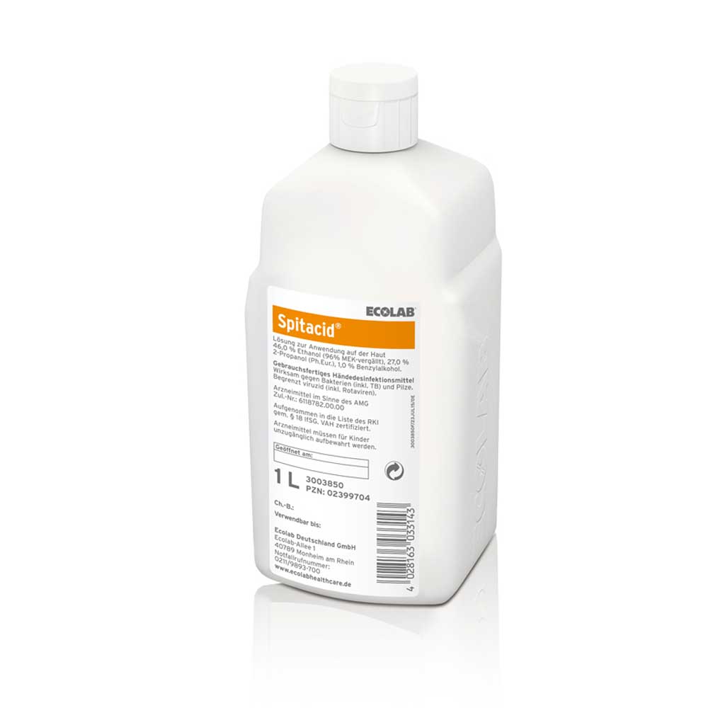 Ecolab Hand Disinfection Spitacid, 1000 ml