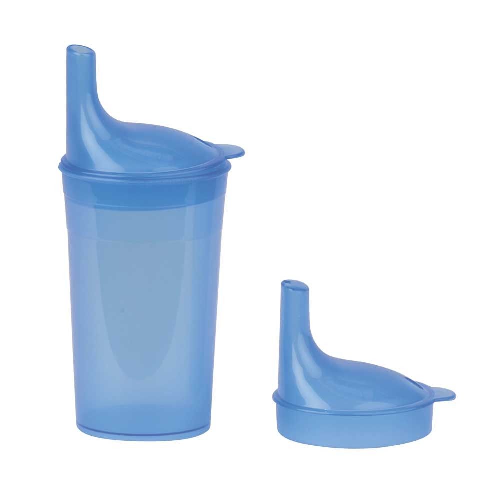 Drinking cup-Set Color, 2 mouthpieces tea / porridge, 250ml, blue