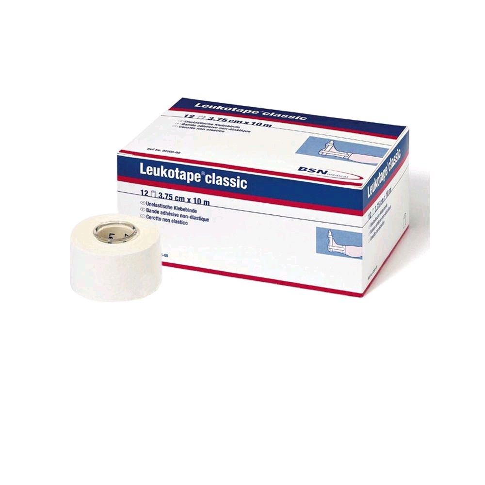 BSN Leukotape Classic, tape strapping, 3,75 cm x 10 m, 1 roll, white