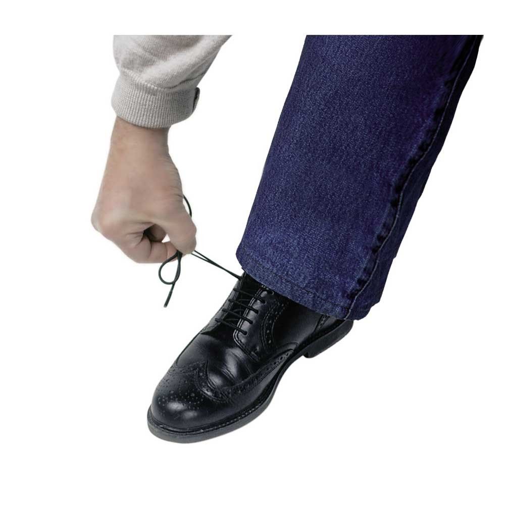 Behrend shoelace, elastic, 61 cm long, 2 pairs, black