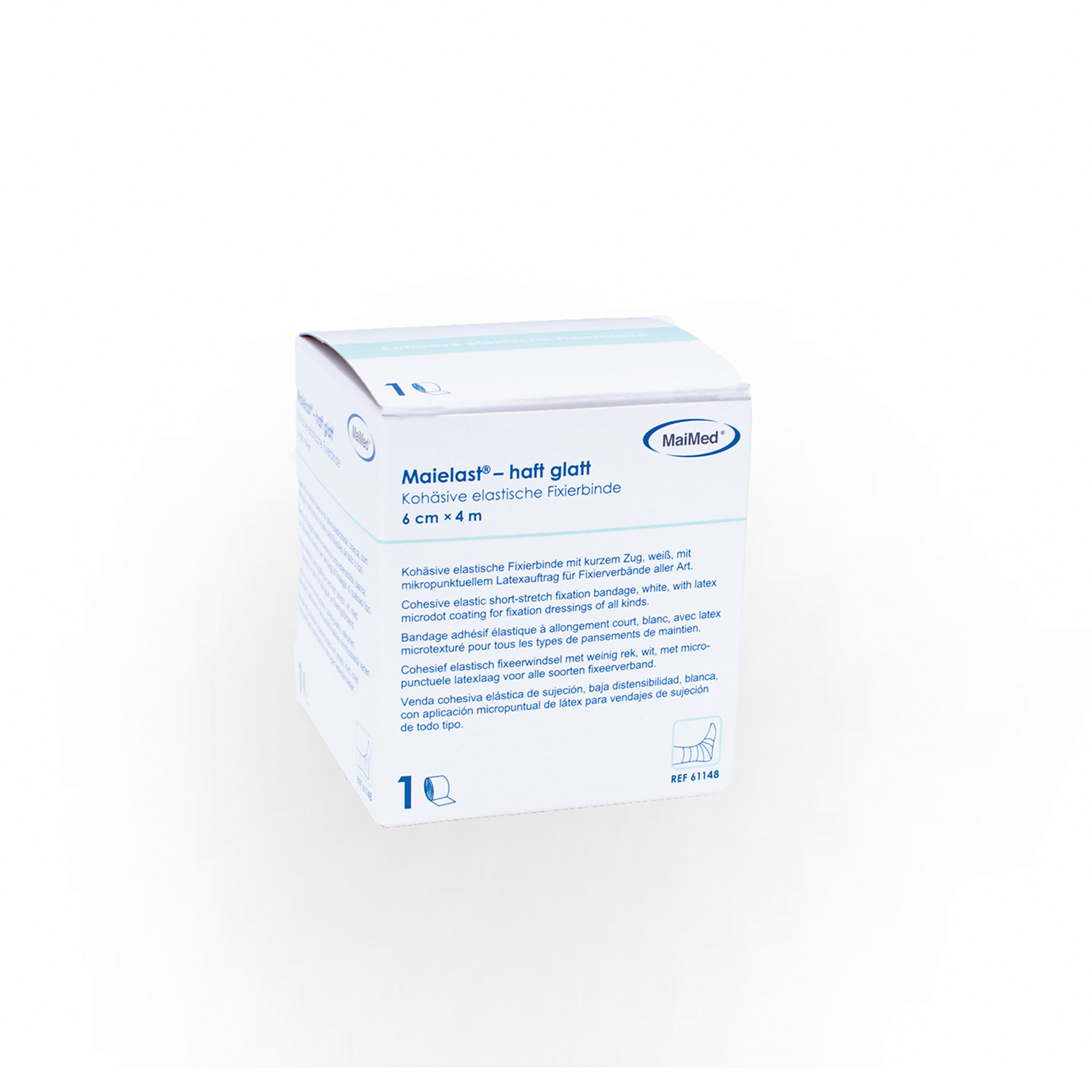MaiMed Maielast® Elastic Adhesive Bandage, crepe adherent, 6cmx4m, 1 pc.