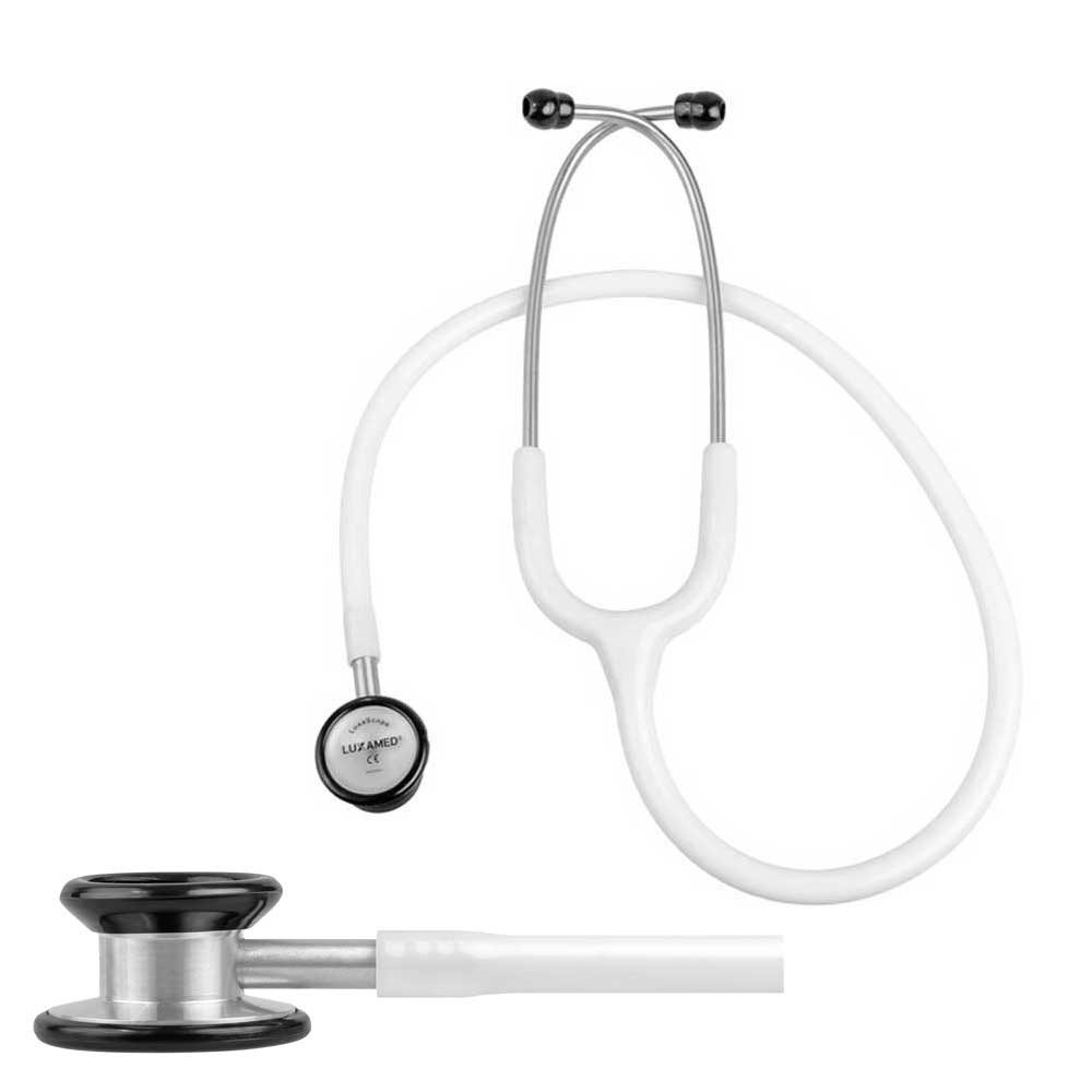 Luxamed Twin-Head Stethoscope LuxaScope Sonus Pediatric, white