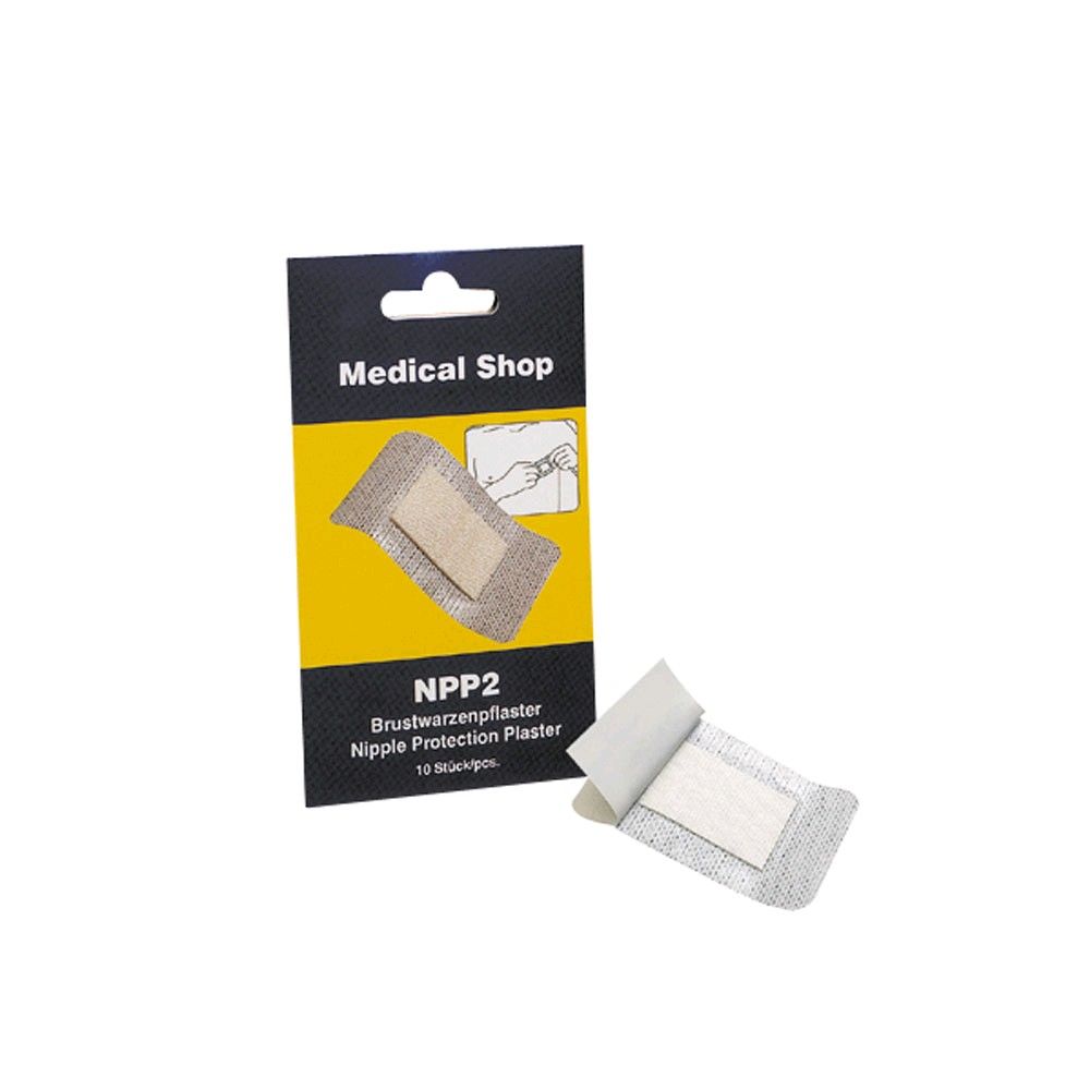 Holthaus Medical NPP2® nipple plasters, latex-free, 10 items