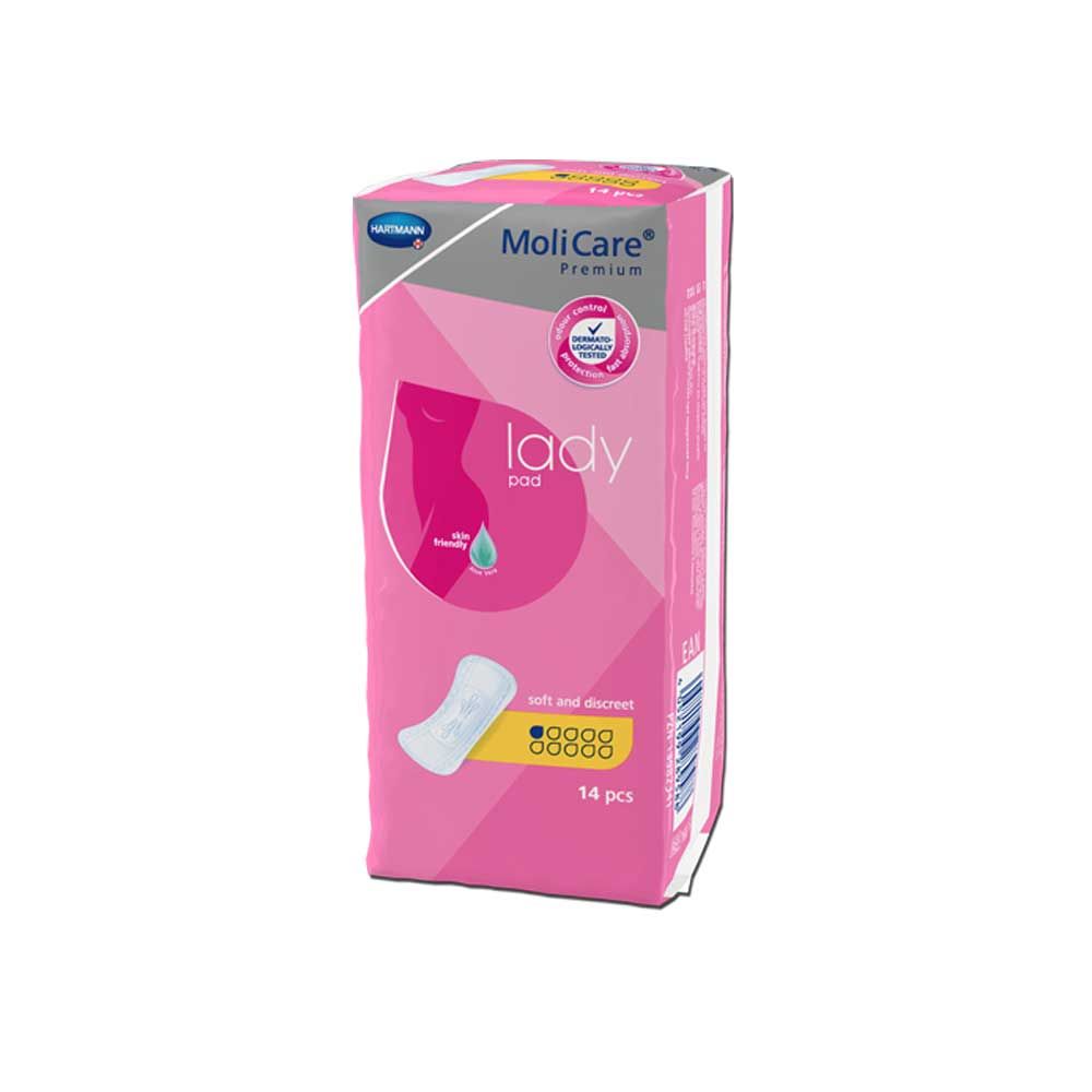 Hartmann Panty Liners MoliCare® Premium Lady Pad, 1 Drop, 14pcs