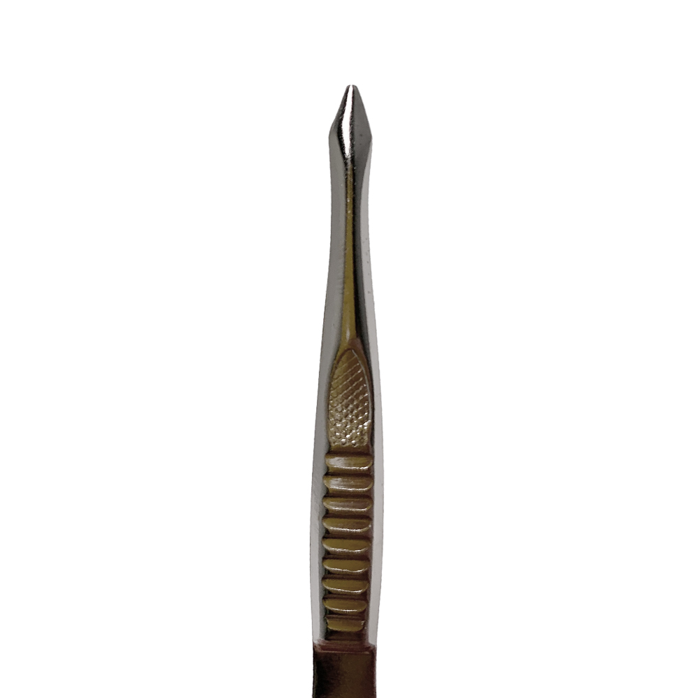 Behrend tweezers, nickel plated 8 cm, pointed tip