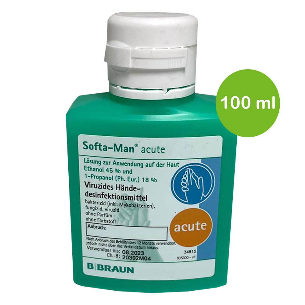 B.Braun hand disinfectant Softa-Man® acute, virucidal, 100ml