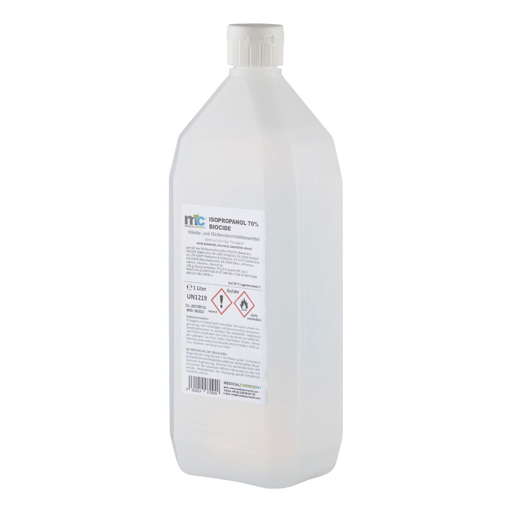 MC24® Hands/Surface Disinfection Biocide, Octagon, Hinges Flap, 1 L