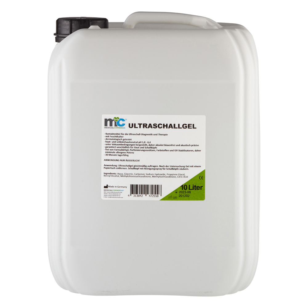 Ultrasound Gel, Sonography Gel, Transmission Gel, 10 litre canister