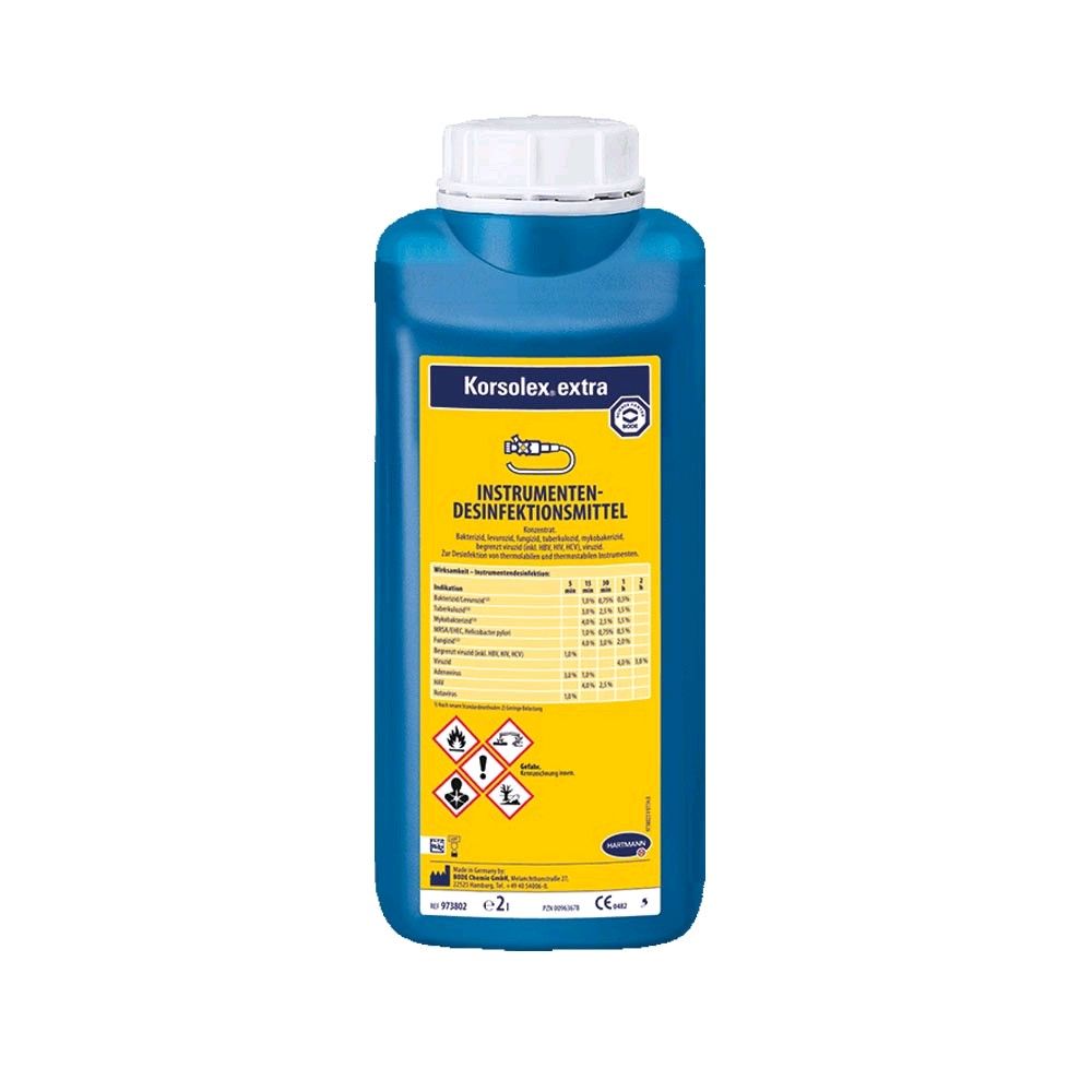 Bode Korsolex extra, Instrument disinfectant, 2 liter bottle