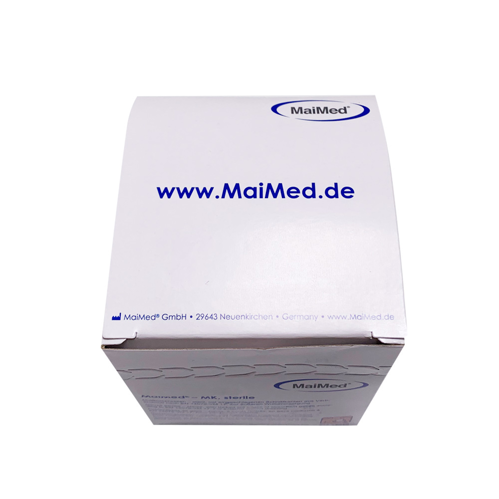 MaiMed MK, sterile gauze compress, 17 threads, 25 x 2 items, 5 x 5 cm