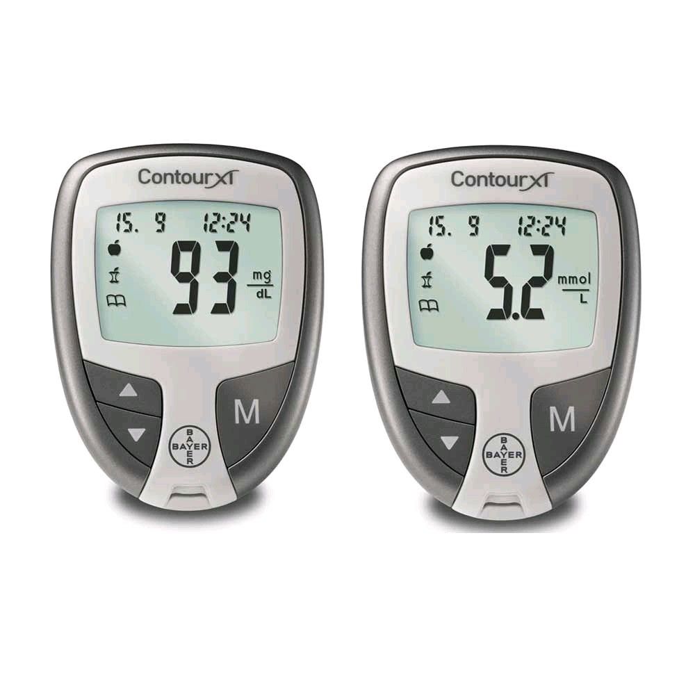 Bayer blood glucose meter CONTOUR® XT, large display, variants, 1 Set
