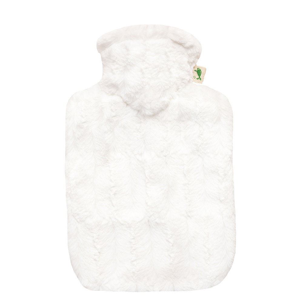 Hugo Frosch Classic Hot Water Bottle 1,8 L, fleece cover, various. Colors